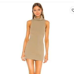 Lovers and Friends Fawn mini dress in sage green